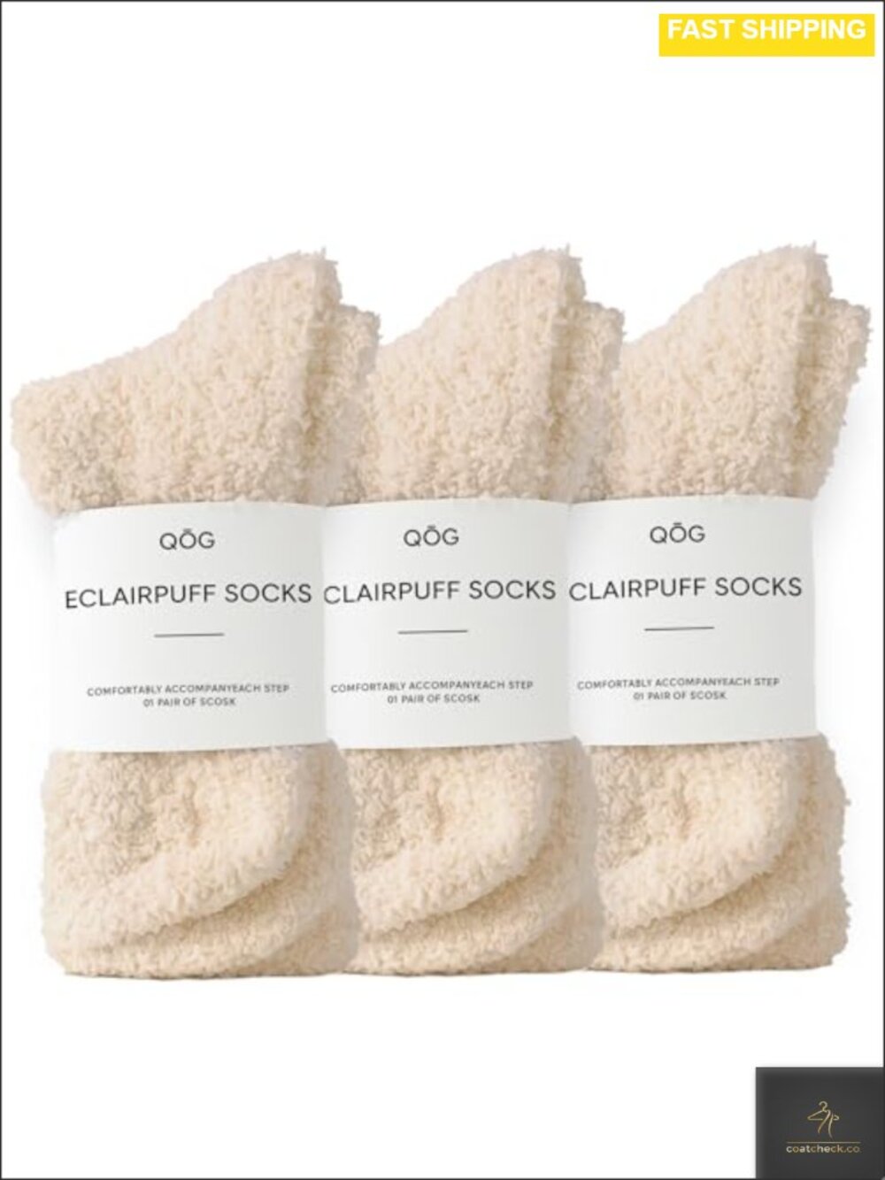 Fuzzy Plush Knit Socks Cozy Soft Fluffy Bedtime Gift